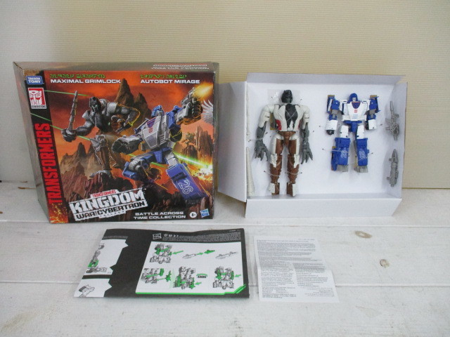 正規品，格安 O3921 オートボットミラージュ＆マクシマルグリムロック トランスフォーマー ウォーフォーサイバトロン/キングダム 商品説明欄一読下さい(その他)｜売買されたオークション情報、yahooの商 トランスフォーマー