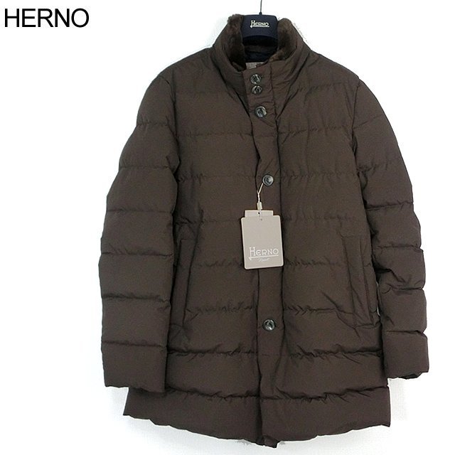 新品未使用】ヘルノ HERNO メンズ ダウンジャケット ハーフコート