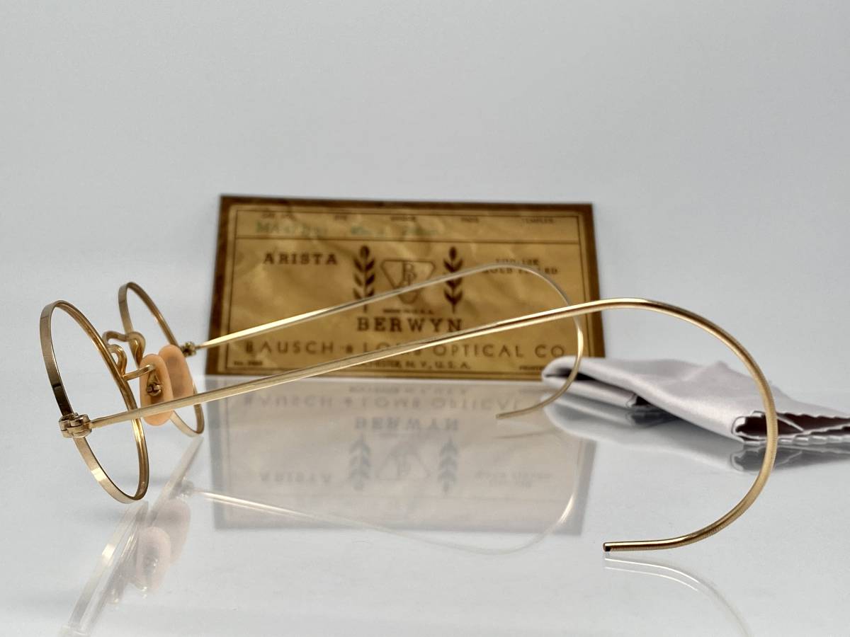 デッドストック☆B&Lボシュロム ARISTA BERWYN FRAME 1/10 12K GF 金 