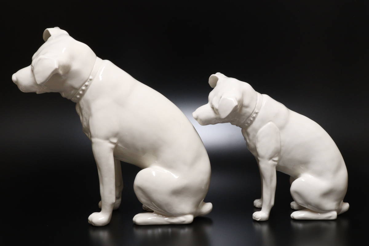 ビクター犬 Victor 置物 ニッパー ビクター 陶器 犬 ニッパー犬 日本 