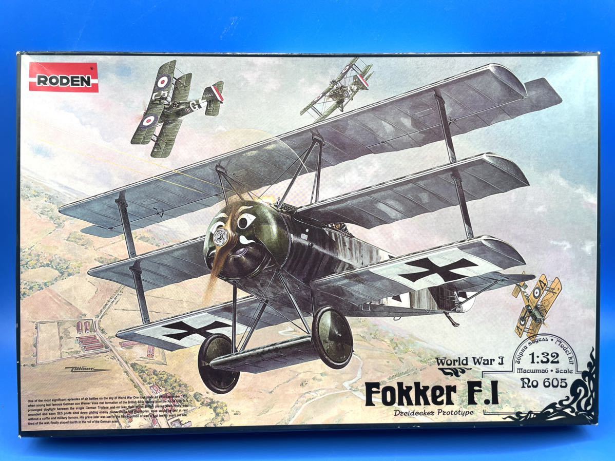 ☆22K184 RODEN プラモデル 1/32スケール World War Ⅰ Fokker F.1