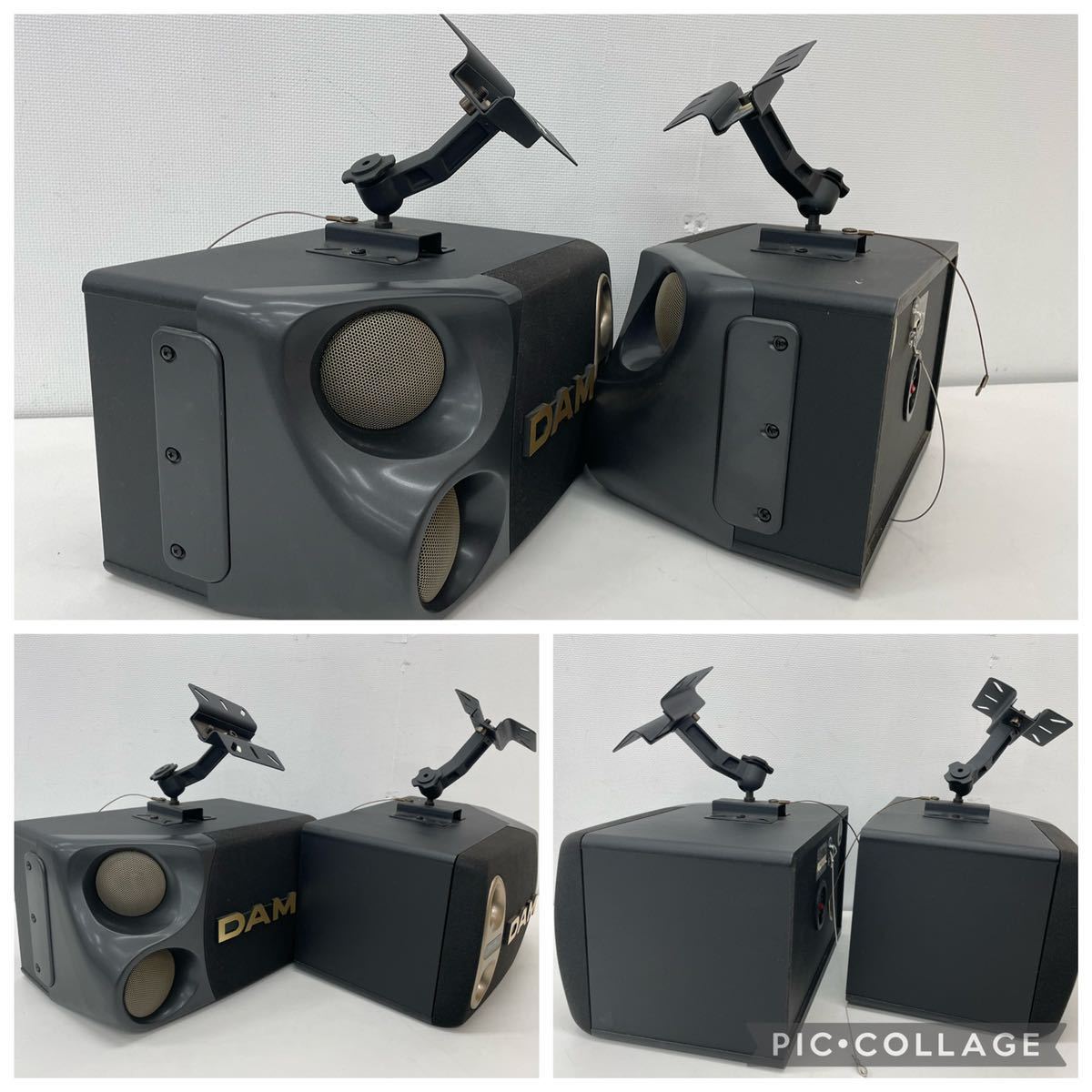 1118s3)第一興商 DAM カラオケ用 ペア スピーカー DDS-910Ⅲ 天吊り