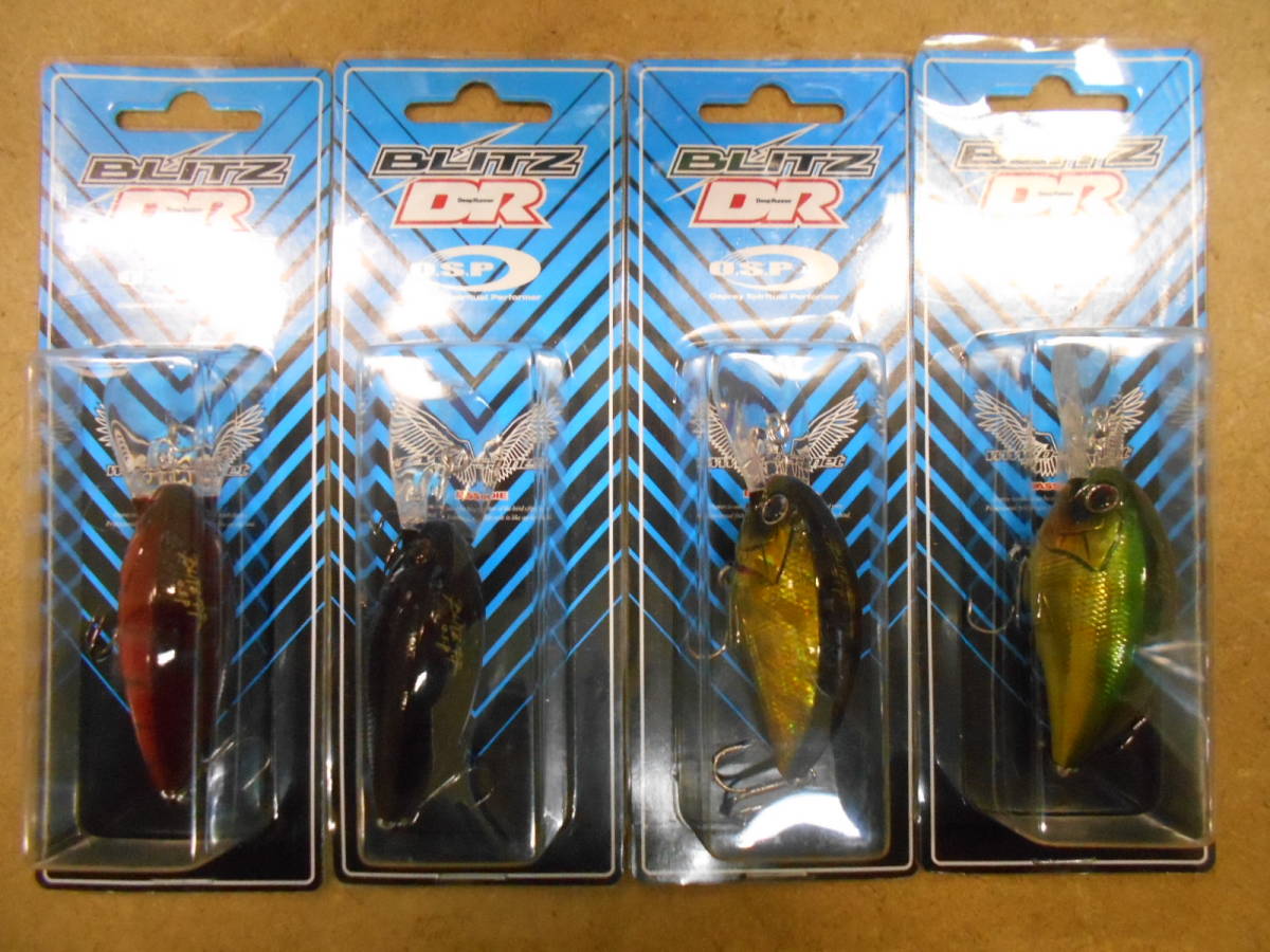 O.S.P ブリッツDR 人気色4個セット 未使用新品 ！ディープクランク