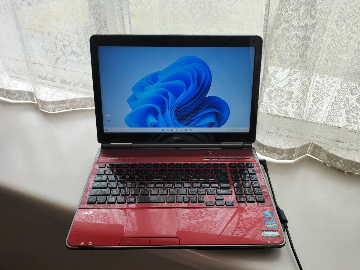 美品人気色 windows11 Corei7 2.2GHz LL750FS1SR 高速SSD 256GB+外付け