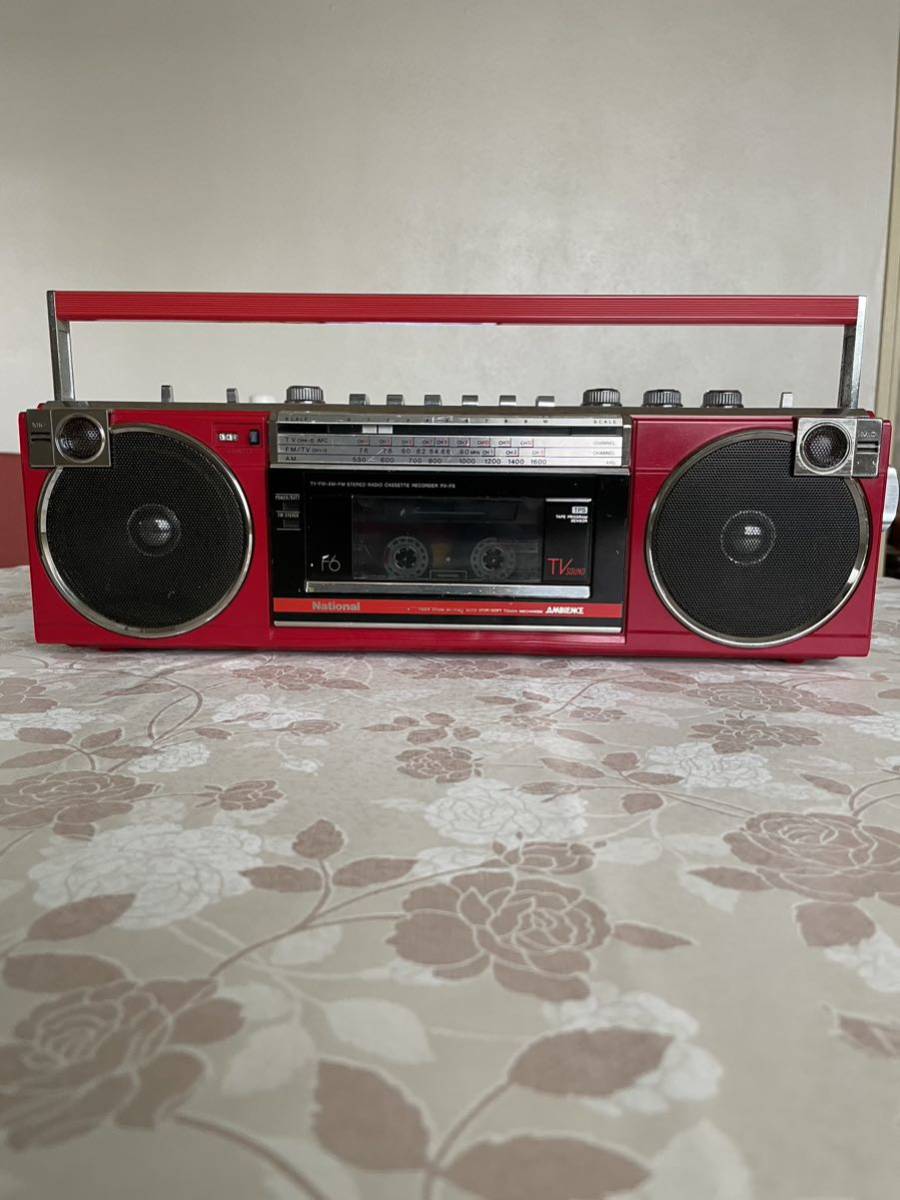National RX-F6 ナショナル ラジカセ 昭和レトロジャンク
