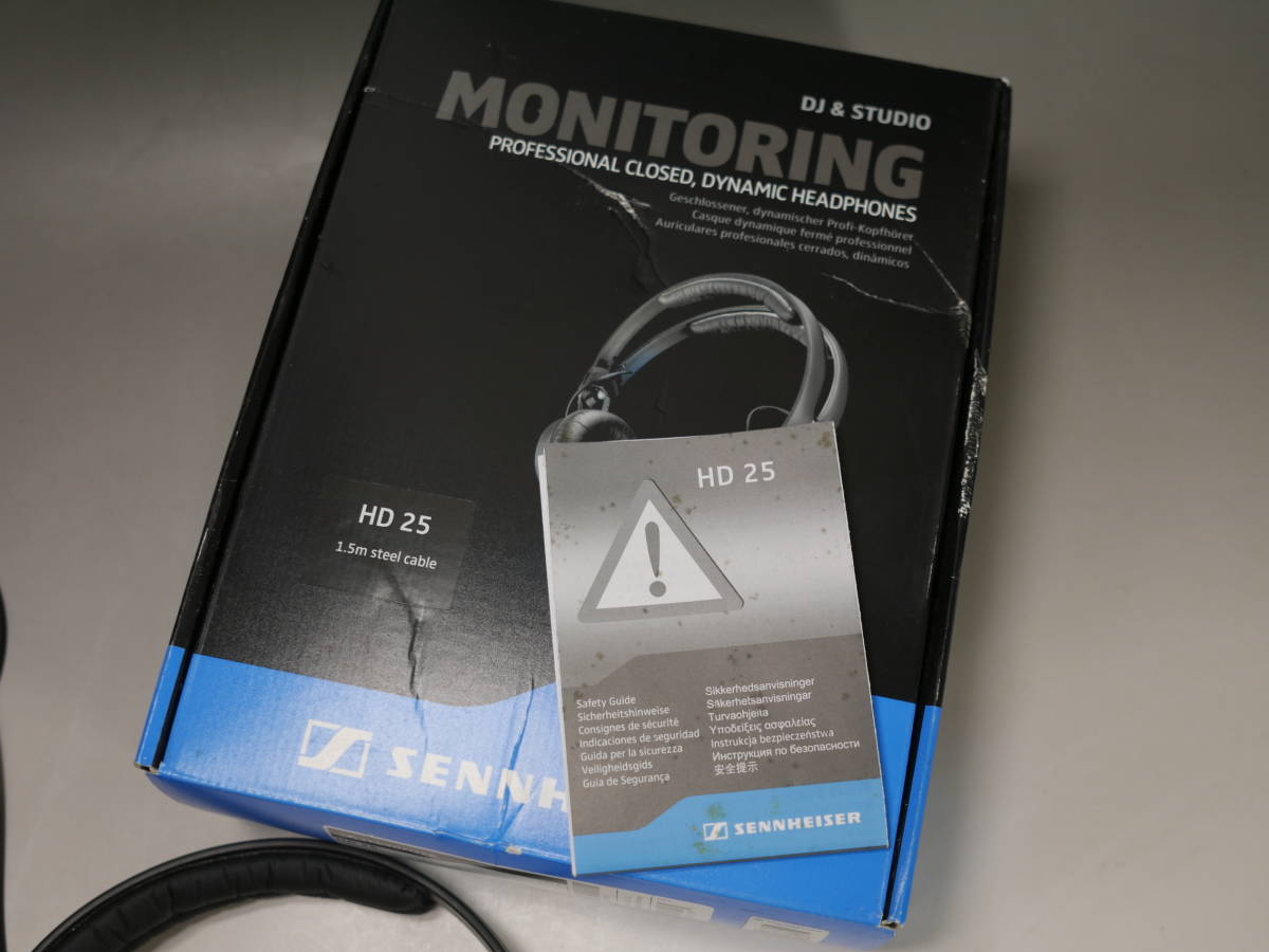 ◇SENNHEISER【MONITORING HD25】密閉型 モニターヘッドホン 70 DJ