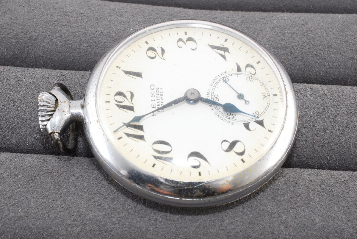 稼動品 セイコー PRECISON 15石 懐中時計 手巻き レディース SEIKO