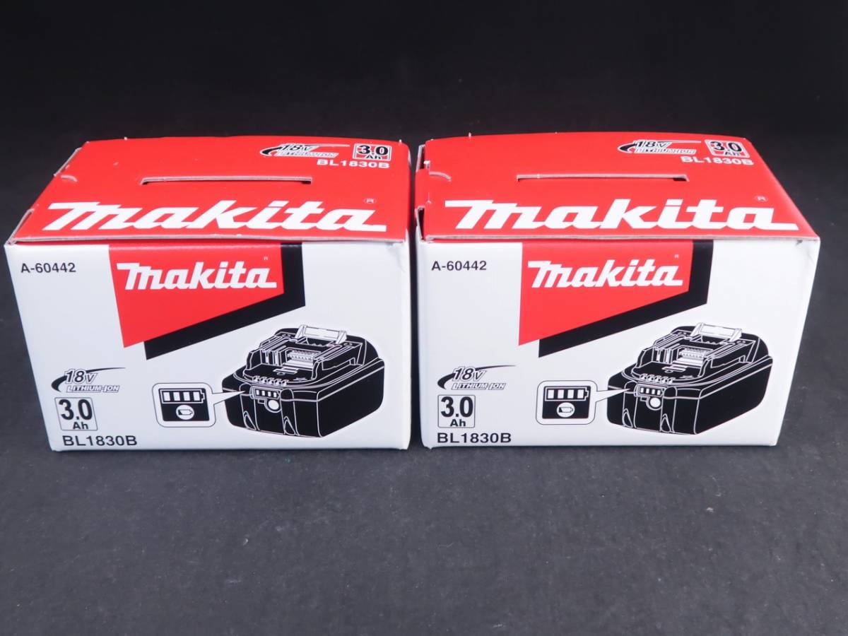 新品，豊富な マキタ makita 純正バッテリー 18V 3.0Ah BL1830B 2個セット(パーツ)｜売買されたオークション情報、yahooの商品情報をアーカイブ公開 - オークファン インパクトドライバ