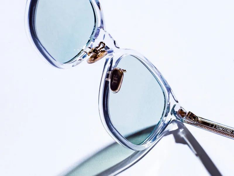 ロンハーマン RHC別注 2022AW TOM FORD トムフォード サングラス FT0978-D TF978-D クリアフレーム ブルーグレーレンズ メガネ 眼鏡 22FW 