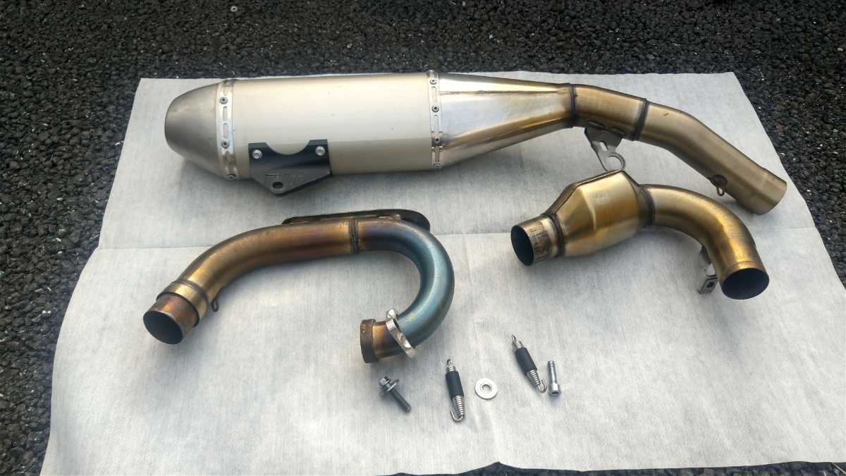 HGS フルエキゾースト マフラー サイレンサーYAMAHA ヤマハYZ450F