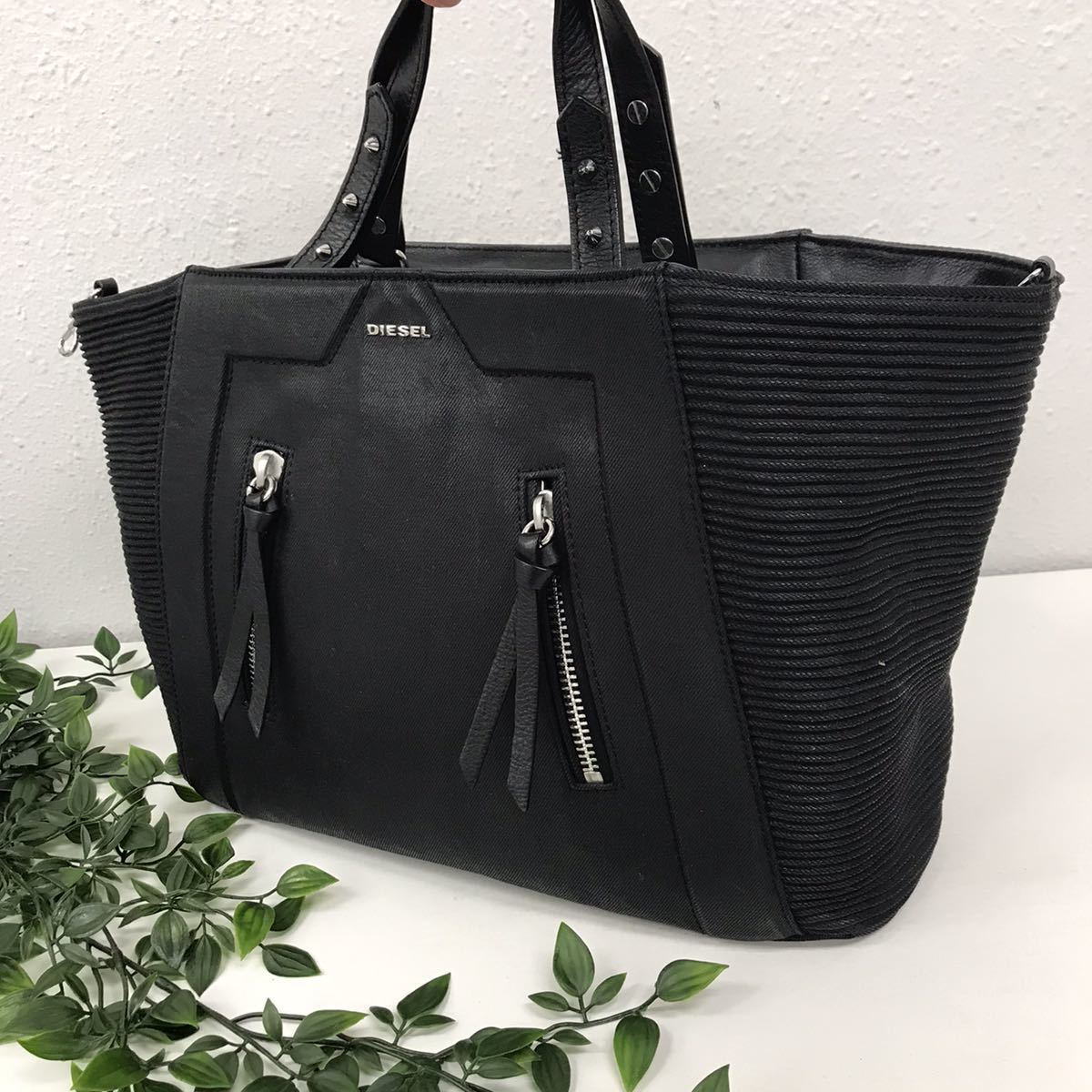 トートバッグ DIESEL ディーゼル ハンドバッグ 美品 ショルダーバッグ 
