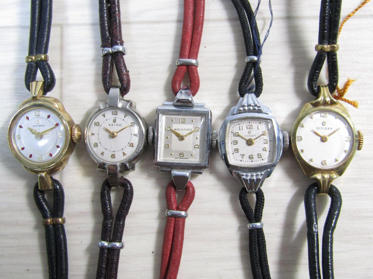 シチズン 手巻き CITIZEN 腕時計 稼働品 ○ レディース アンティーク 