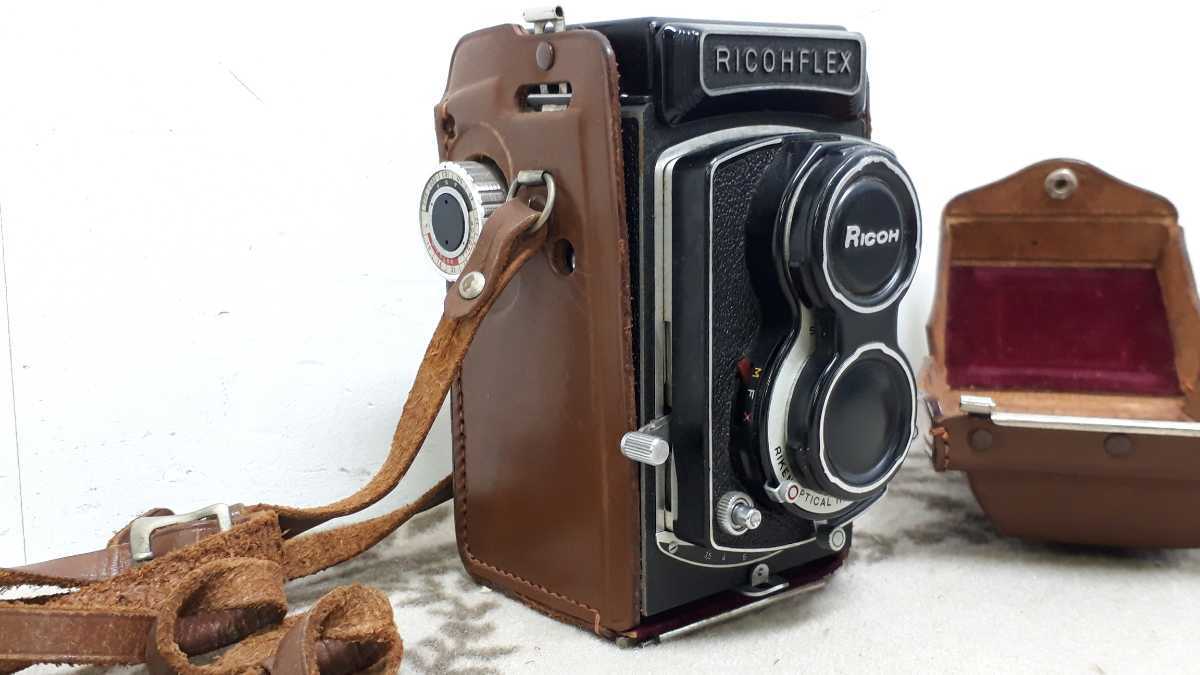 ジャンク】二眼レフ フィルムカメラ リコー フレックス RICOHFLEX 1 