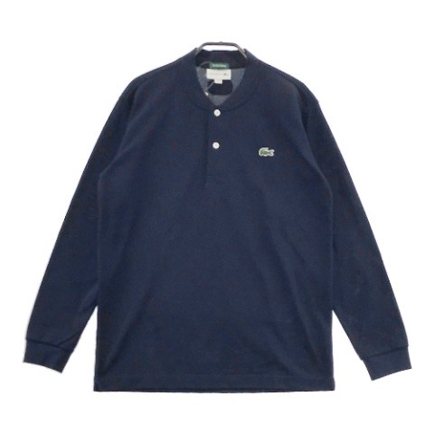 【新品】LACOSTE ラコステ ×BEAMS GOLF別注 長袖Tシャツ ネイビー系 FR/2 US/XS [240001826946] ゴルフウェア メンズ