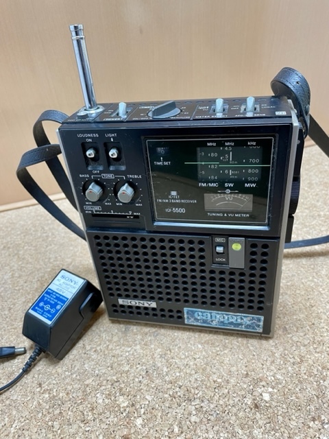 SONY ICF-5500 スカイセンサー ソニー 当時物 レトロ 昭和レトロ A13