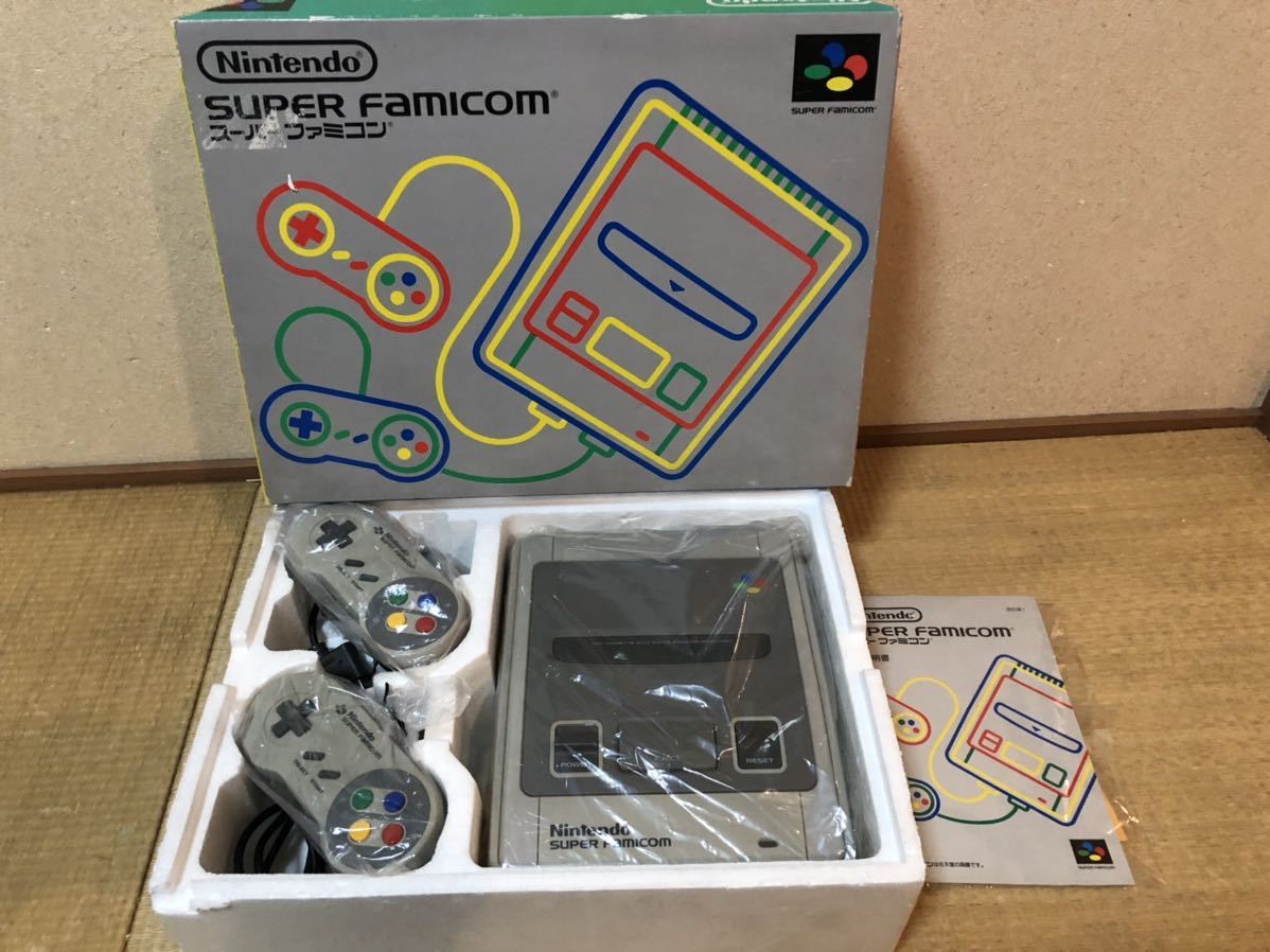 ★動作良好　概ね綺麗　スーパーファミコン SHVC-001 スーパーファミコン SFC スーファミ　中期型　送料無料★