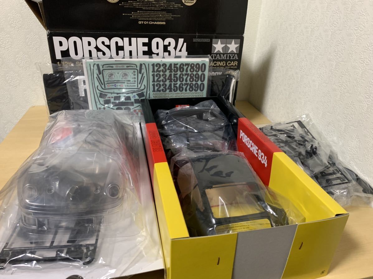 1/12 ブラックポルシェ 934 スペシャルキット 電動ラジオコントロールカーシリーズ タミヤ