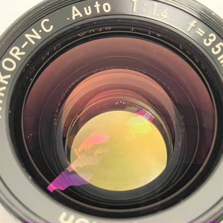 Nikon NIKKOR-N・C Auto F1.4 35mm カメラ レンズ ニコン ジャンク Y7036998 Auto 35mm Nikon 3.5 by レンズ(単焦点)