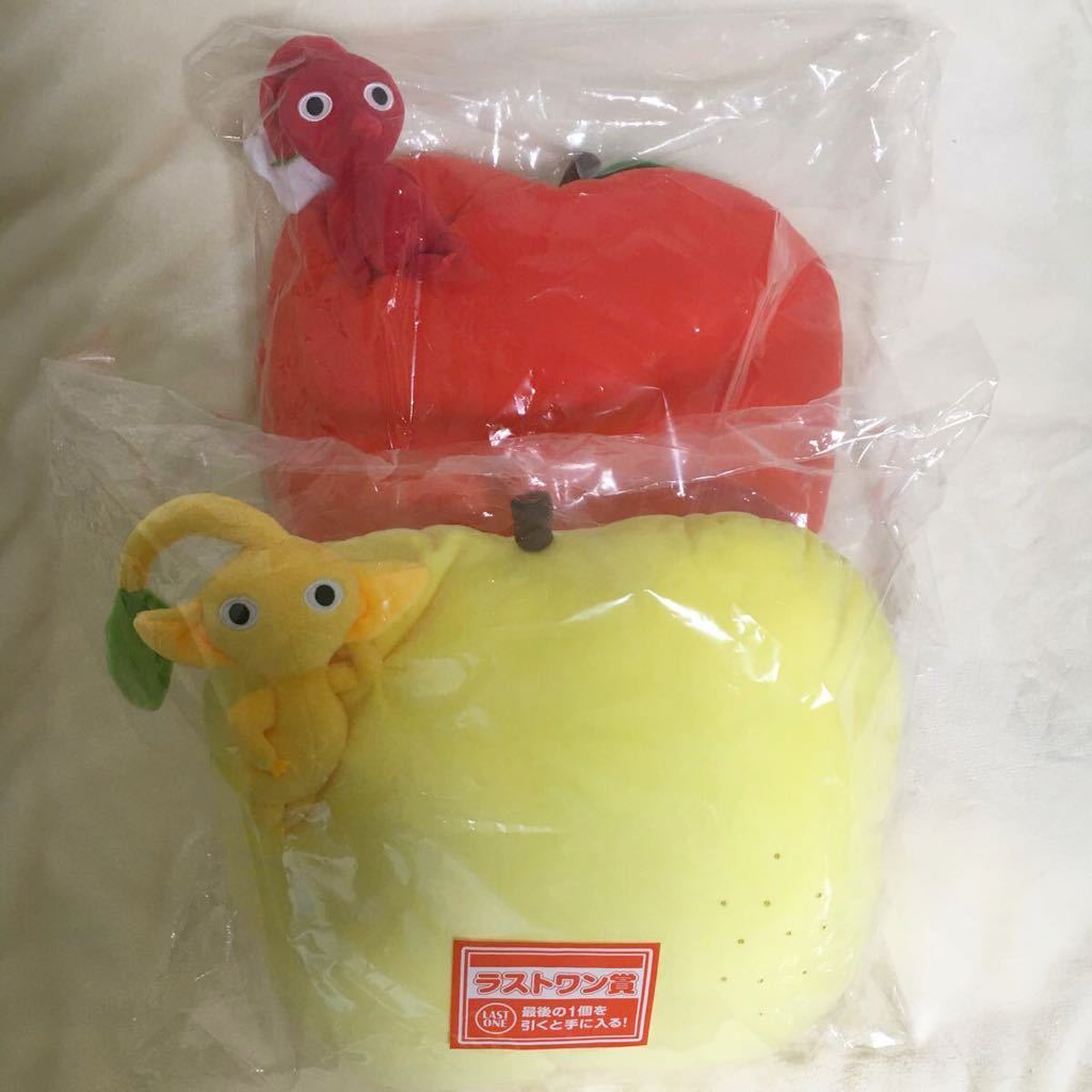 新品 ピクミン 一番くじ ラストワン賞 A賞 クッション 黄ピクミン 赤