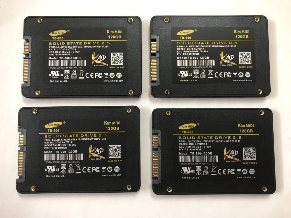  品 SSD 2.5 SATA3 120GB 4枚セット(128GB～)｜売買されたオークション情報、yahooの商品情報をアーカイブ公開 - オークファン 128GB～