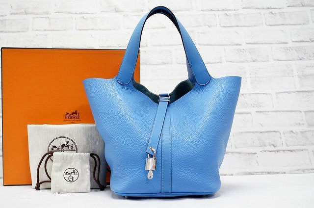 極 エルメス HERMES ピコタンロック ハンドバッグ トート トリヨン 