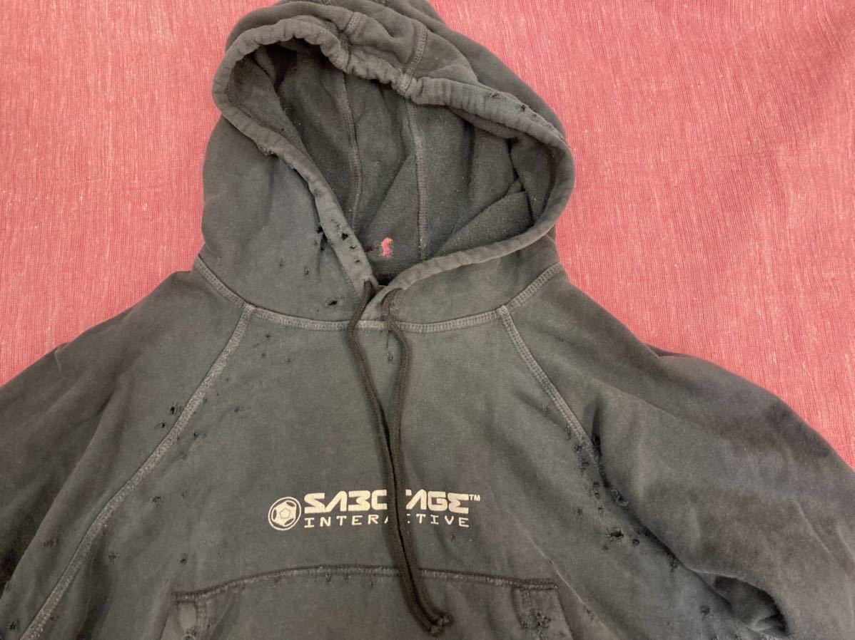ヴィンテージ90s SABOTAGE サボタージュ 初期 ショットガン スウェット 