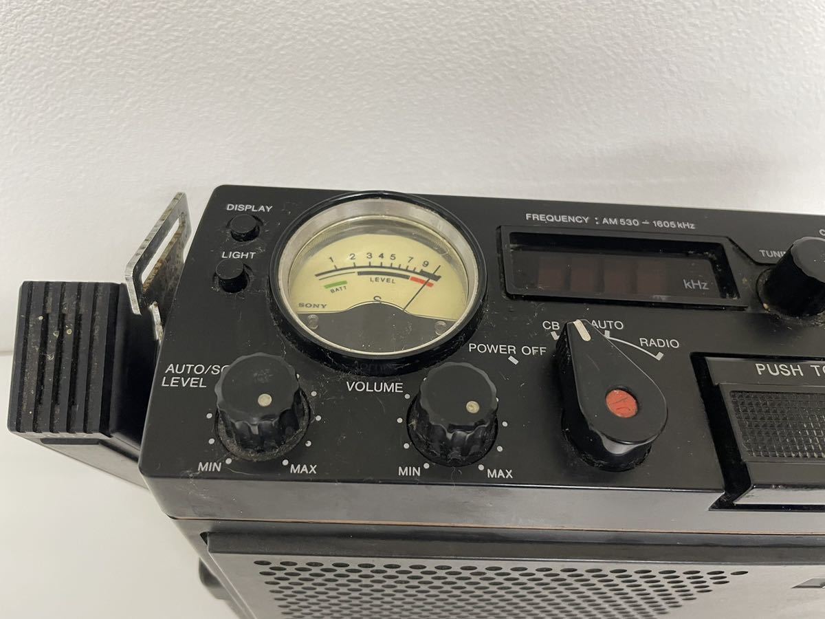 超希少 元箱入り SONY ソニー CB無線機 ICB-870T 500mW 8ch 通電ok