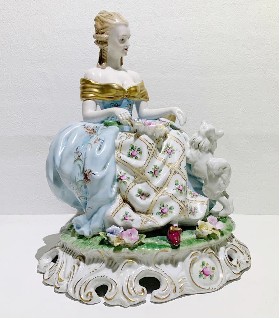 マイセン風 人形❓ 陶器 骨董 アンティーク 【公式通販】