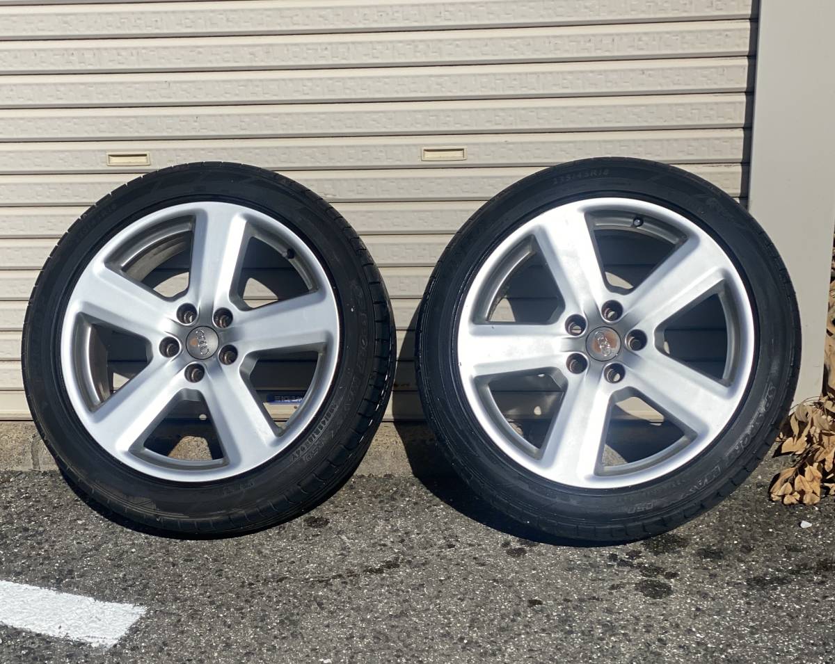 中古 個人 Audi A4 アバント Sライン専用 純正ホイル 18inch アウディ 