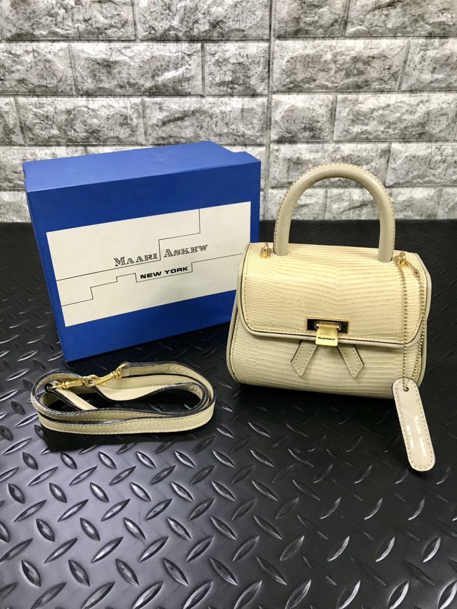新品 未使用】マリーアスキュー MAARIASKEW バッグ レディース 
