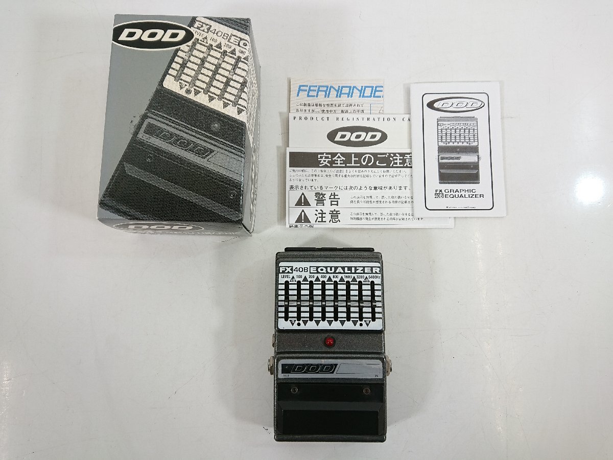 DOD ディーオーディー 7 BAND GRAPHIC FX40B Equalizer イコライザー