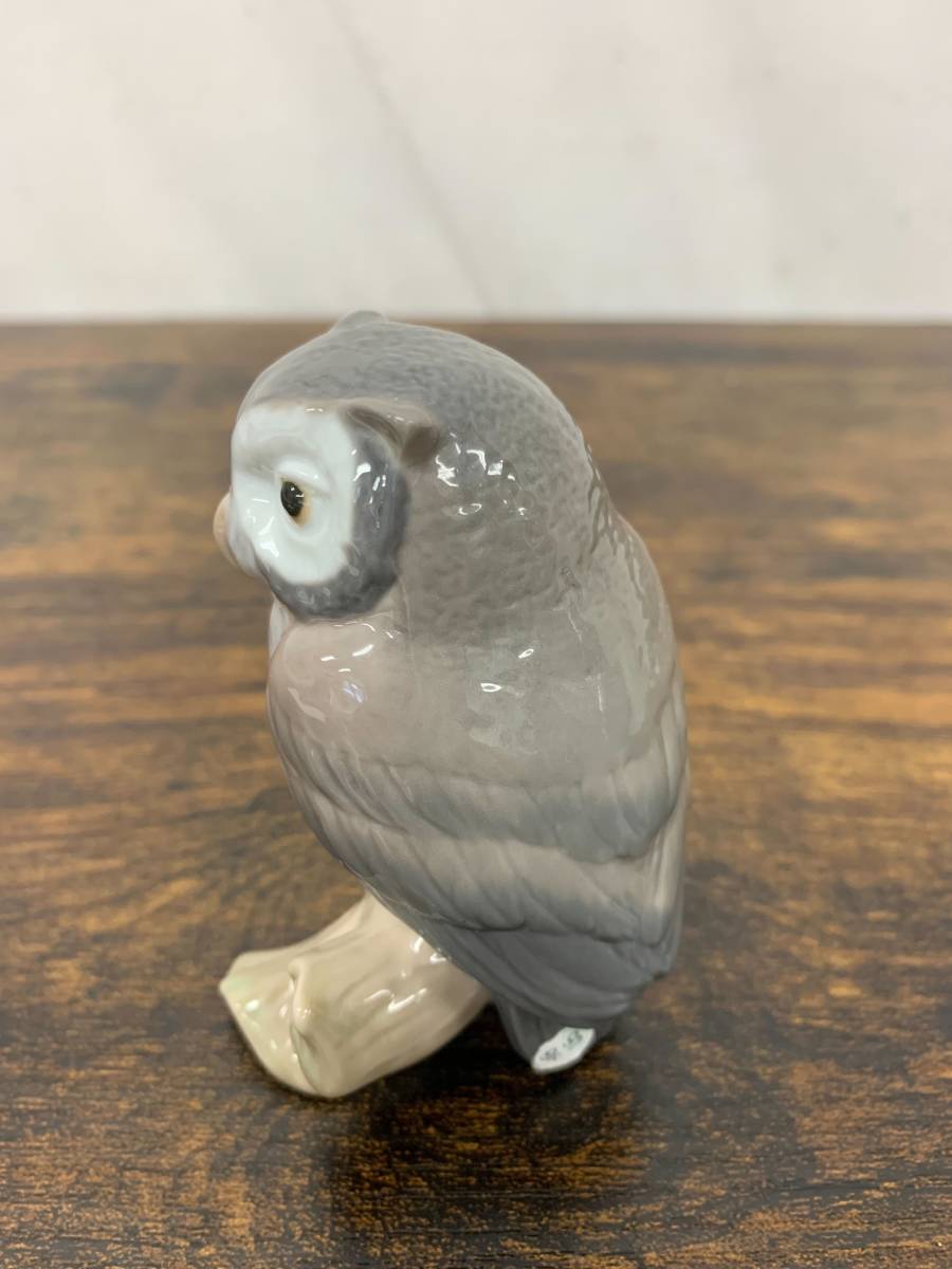 リヤドロ LLADRO 幸福のフクロウ フィギュリン 陶器人形 西洋工芸 置物