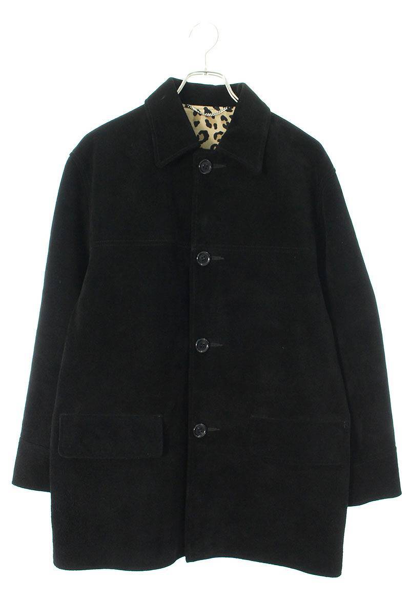 ワコマリア WACKO MARIA 22AW 22FW-WMO-CO08 サイズ:S 裏地レオパードカウハイドスエードコート　中古 BS99
