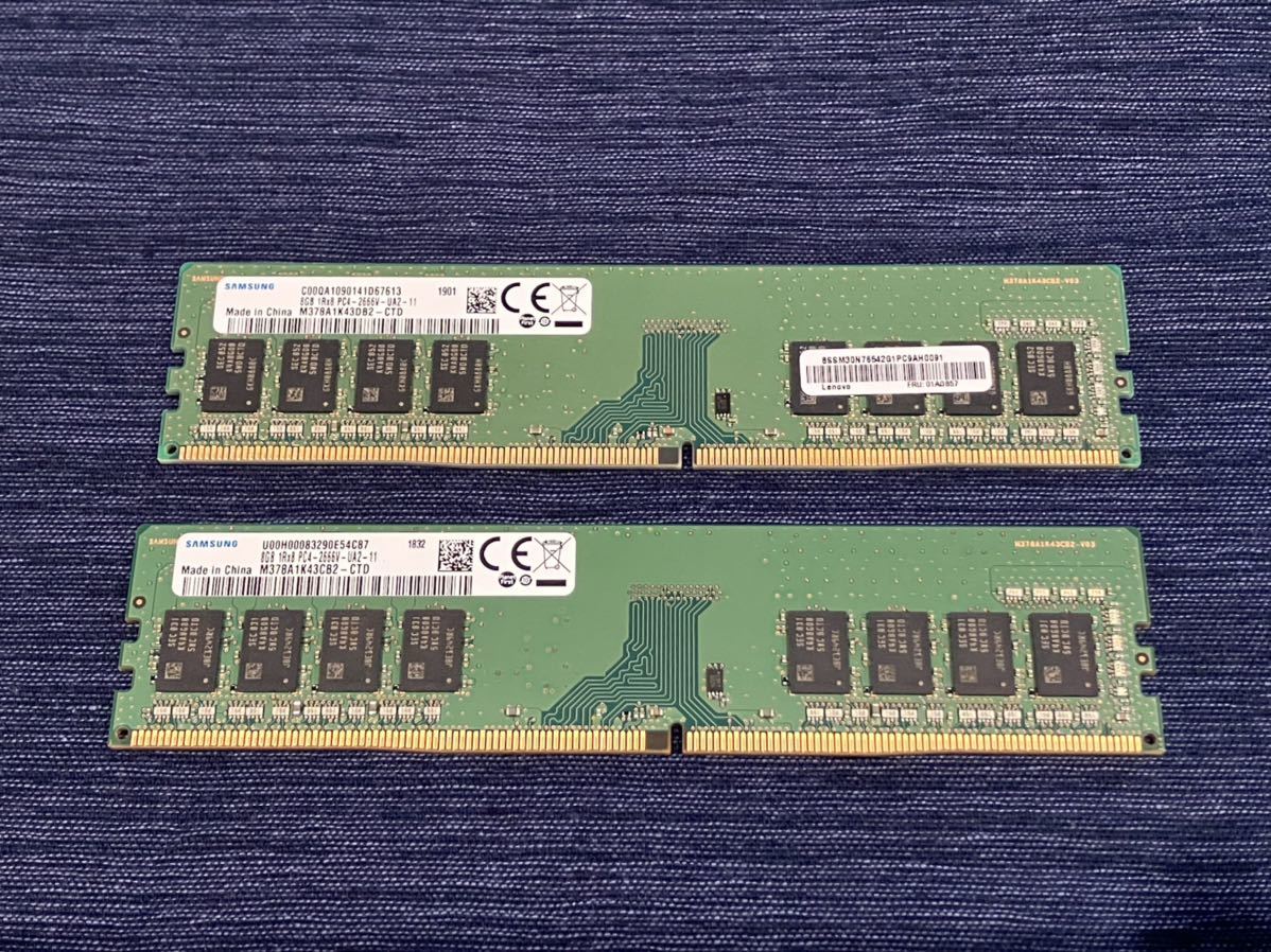 SAMSUNG PC4-2666V-UA2-11 デスクトップパソコン メモリ 16GB 【送料無料】#PoDM02