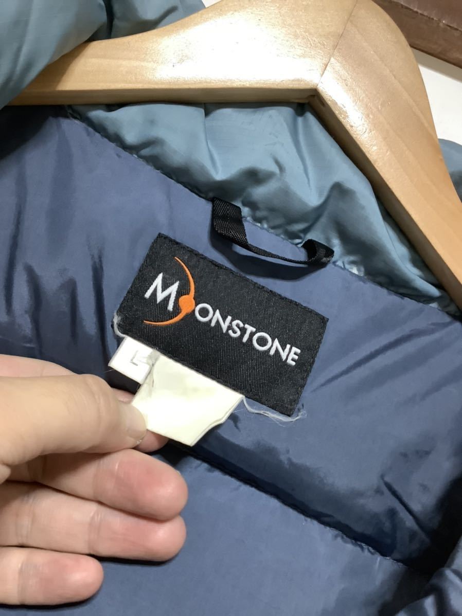 に1064 MOON STONE ムーンストーン ダウンベスト L リップストップ 