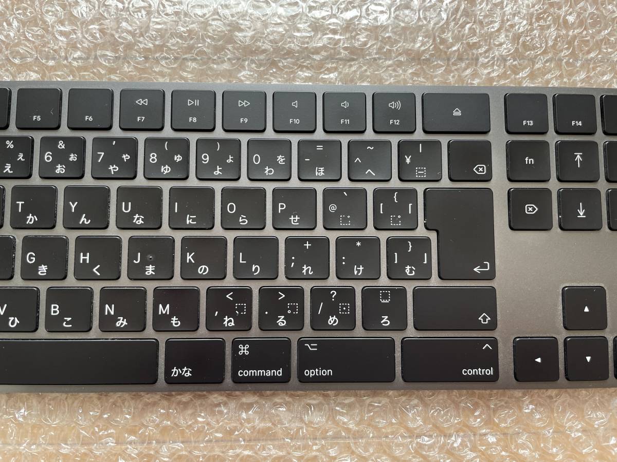 APPLE MAGIC KEYBOARD(テンキー付き-JIS) スペースグレイ レビュー 
