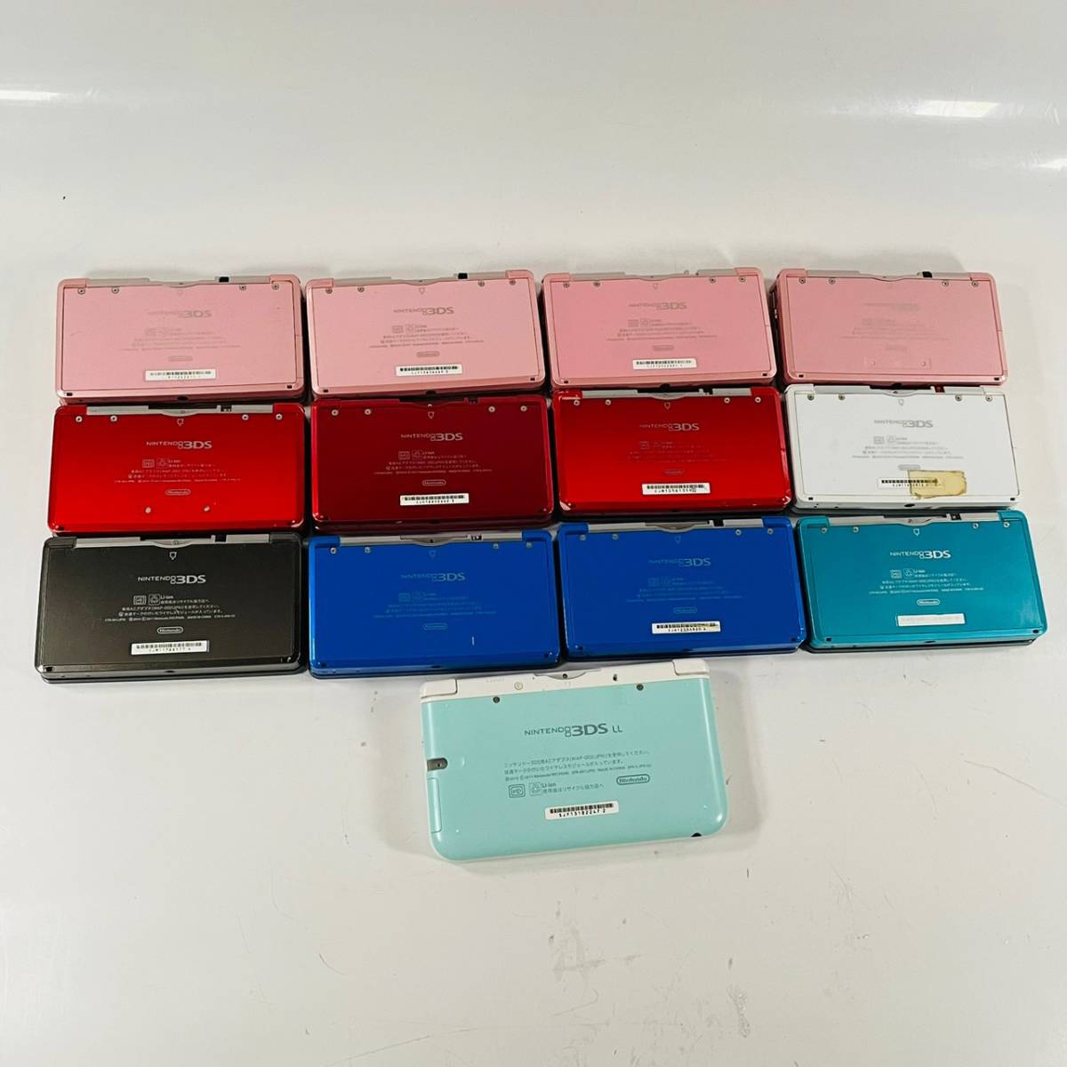 568【ジャンク／13台セット】任天堂 NINTENDO 3DS 3DSLL 本体 赤 