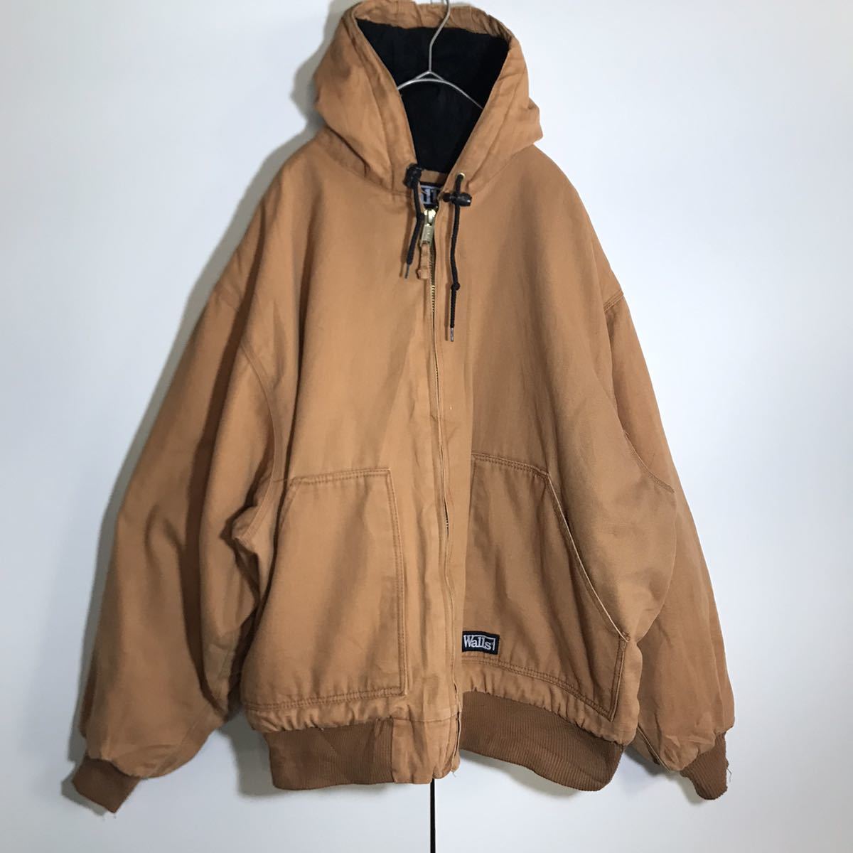 WALLS ワークジャケット パーカー 中綿 厚手 古着 ビンテージ Walls 