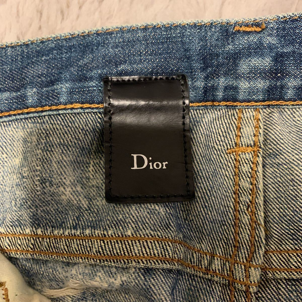 メンズ 【Dior】ディオール ストレートデニム インディゴ 28