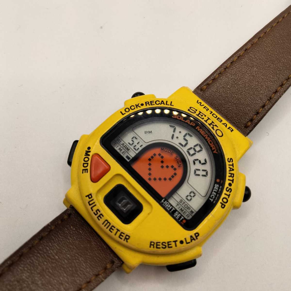 Yahoo!オークション SEIKO PULSE METER S240-400A (セイコー) グッド 