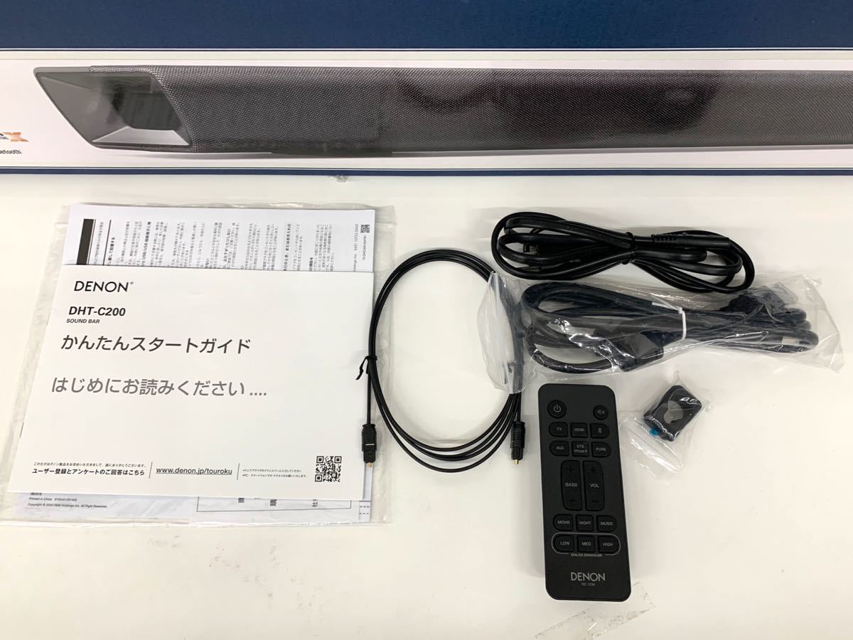 DENON DHT-C200 ホームシアター スピーカー サウンドバー 2022年製