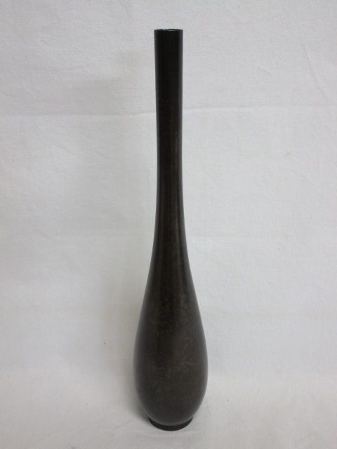 茶道具利休愛蔵鶴首花入れ銘鶴ノ嘴(クチバシ)花入一ノ瀬宗辰造