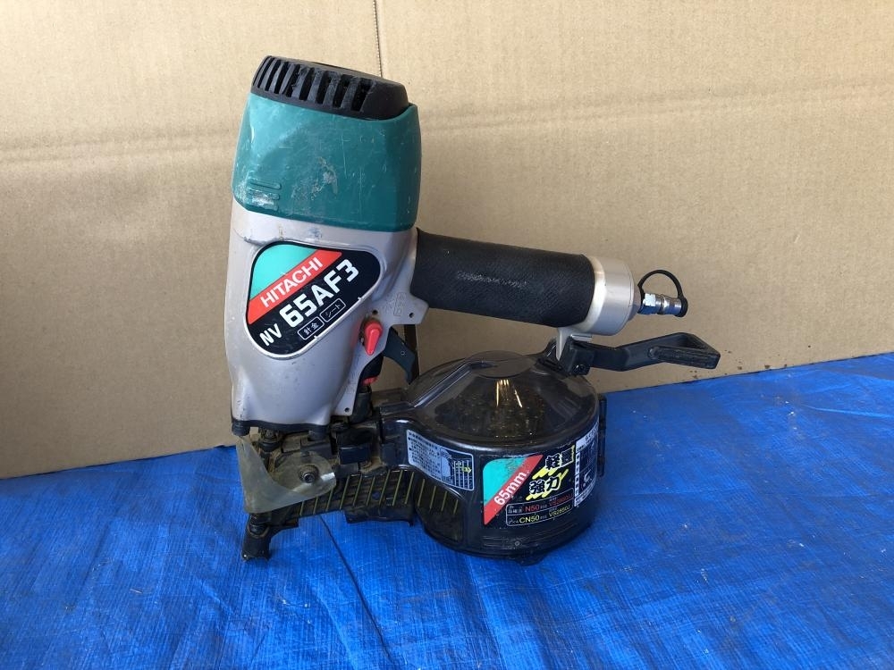 日立工機 高圧釘打ち機 NV65HRジャンク品 中古品 日立工機 高圧釘打ち機 NV65HRジャンク品 中古品