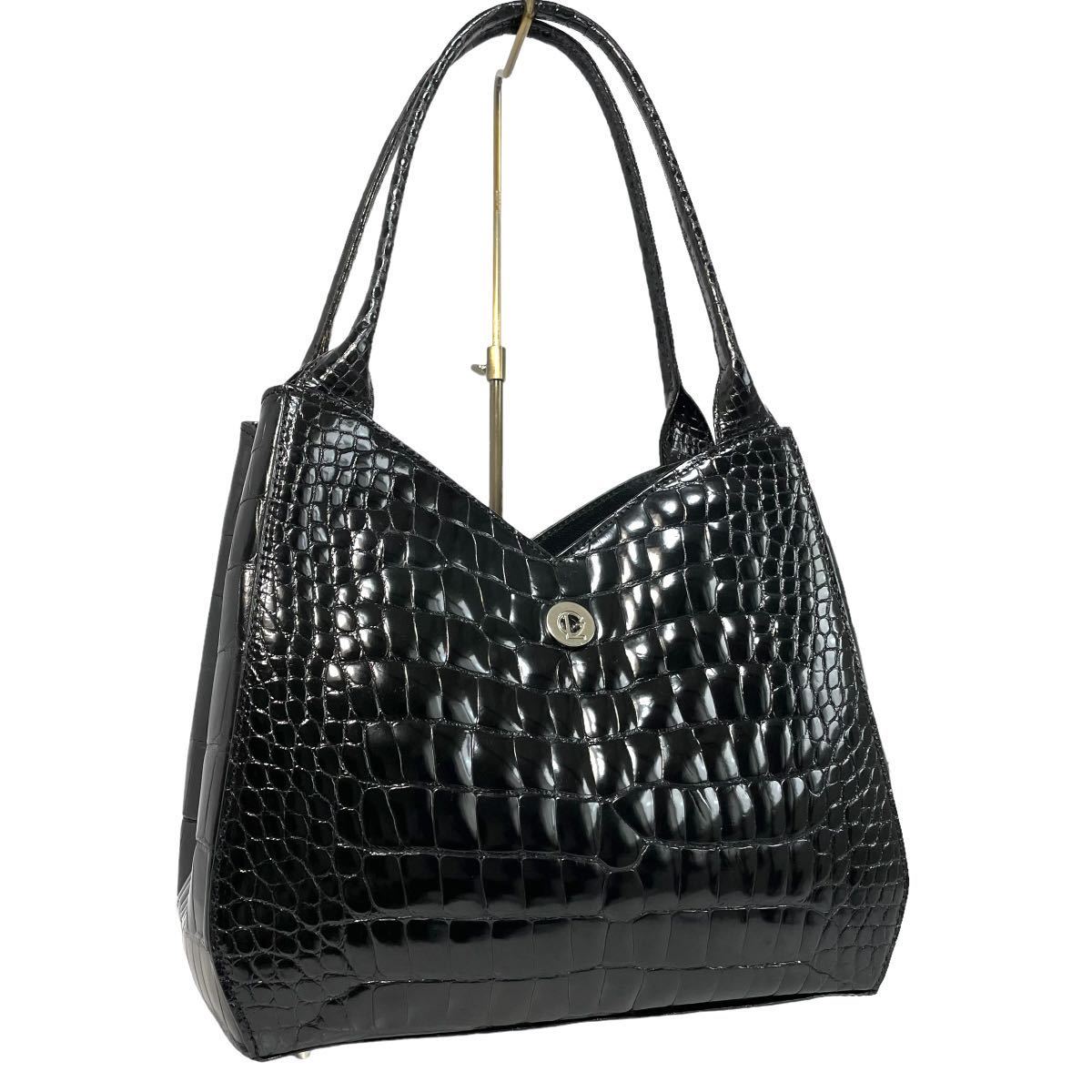 【数量限定，爆買い】 1円スタート 1スタ 1円 ギラロッシュ Guy Laroche クロコダイル crocodile シャイニング シャイニー ハンドバッグ センター取り(クロコダイル)｜売買されたオークション情報、yahooの商品情報をアー クロコダイル
