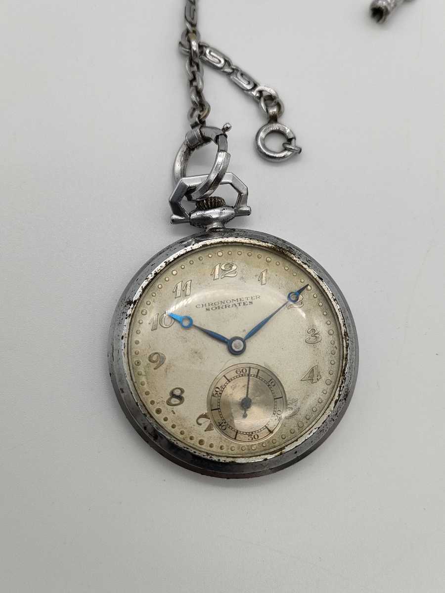 CHRONOMETER ROMEO 手巻き式懐中時計 稼動品 ♪（1円〜 CHRONOMETER 
