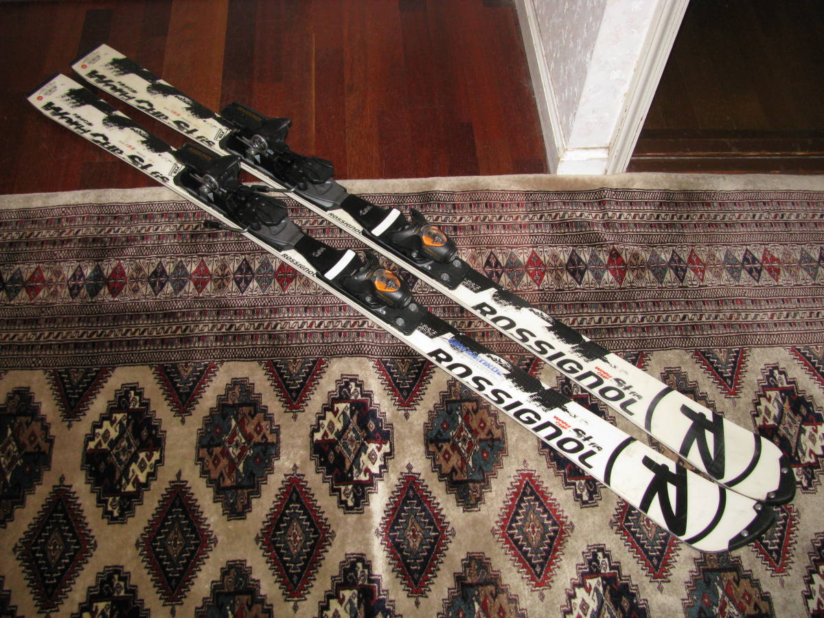 ロシニョール/ROSSIGNOL RADICAL WORLDCUP/ワールドカップ SL FIS ジュニア用スキー板 アシンメトリー 155㎝　中古