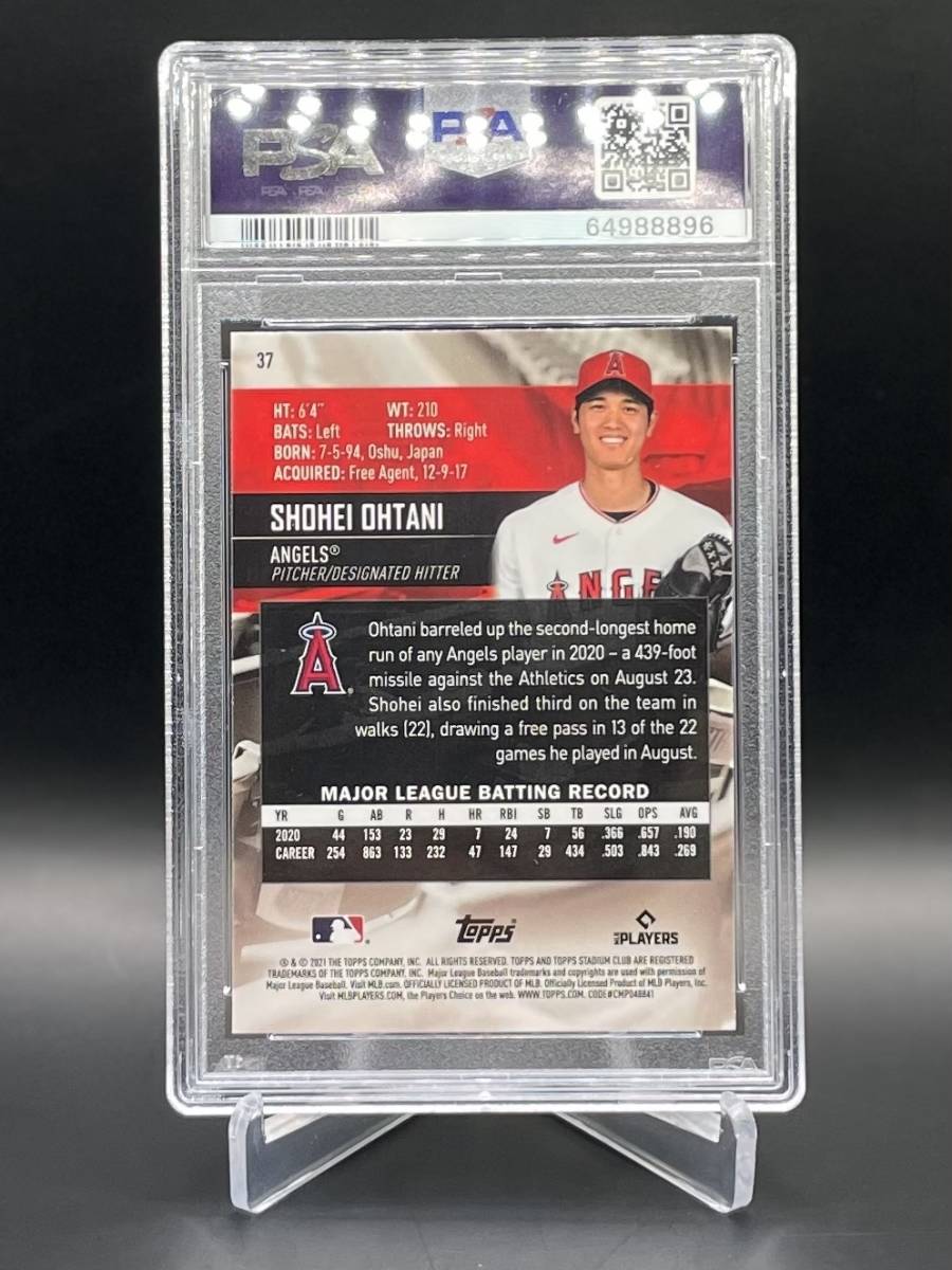 2021 Topps Stadium Club Chrome #37 Shohei Ohtani Refractor 1991