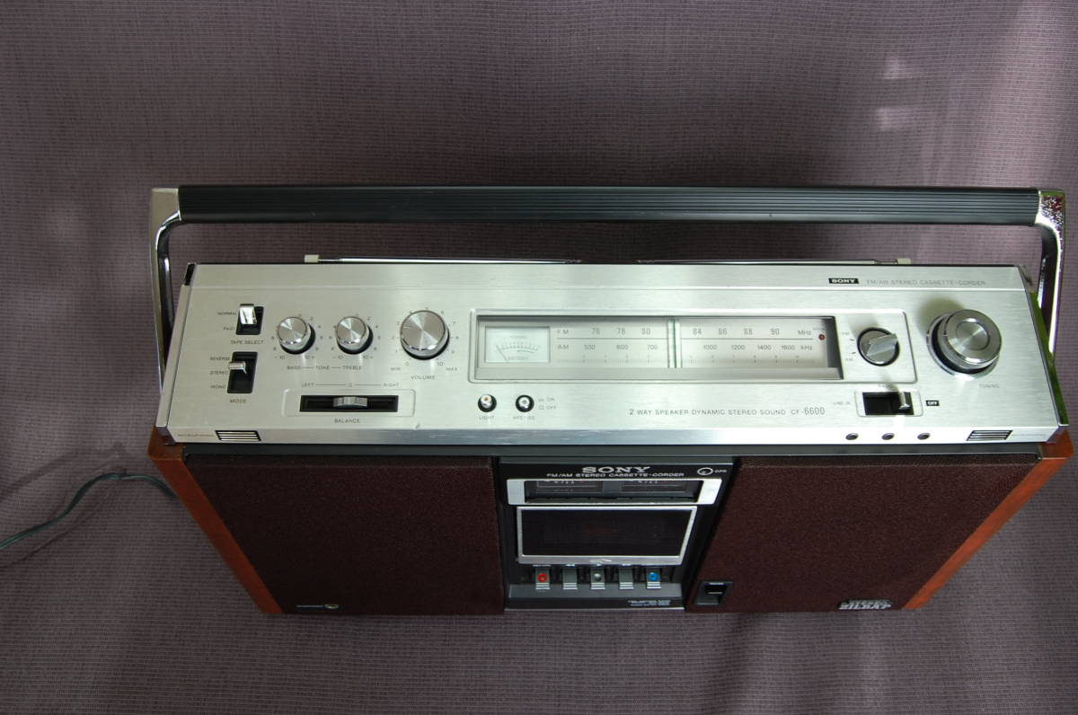 ソニージルバップ CF-6600 ソニーの逸品 キレイな中古実働機です