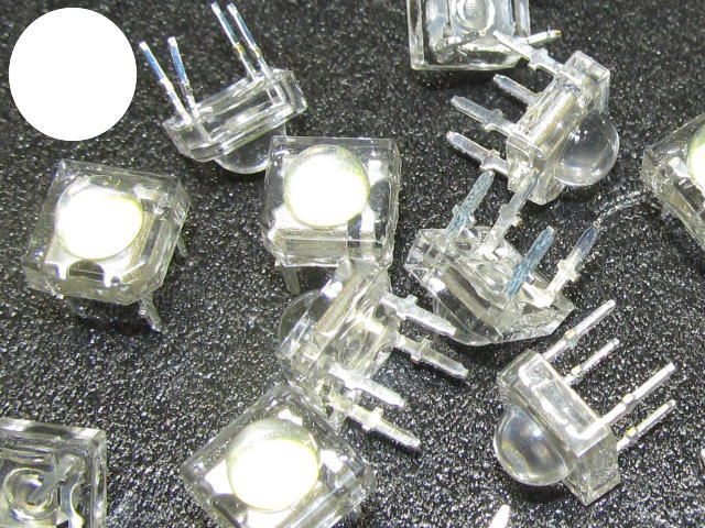 15000mcd 白 100個入り 4chips 超高輝度 SUPER FLUX 5mm LED 電子パーツ通販KURA-ヤフオク店-