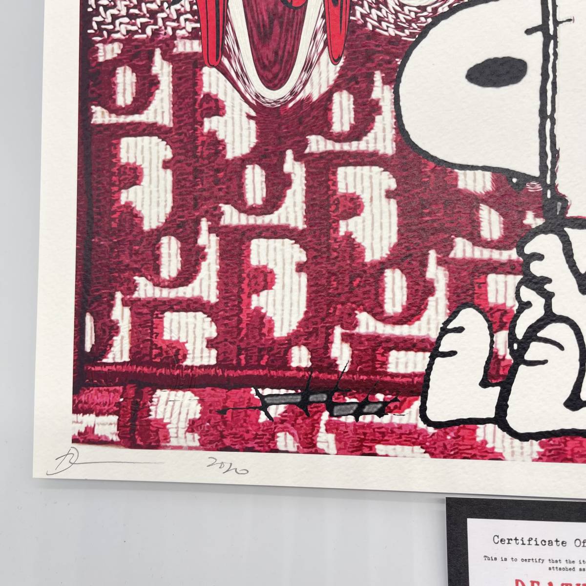 DEATH NYC 世界限定100枚 アートポスター SNOOPY スヌーピー トム